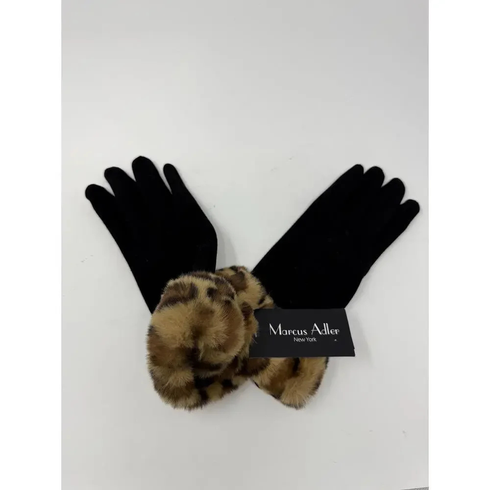Marcus Alder Women's Black Animal Print Glove One Size